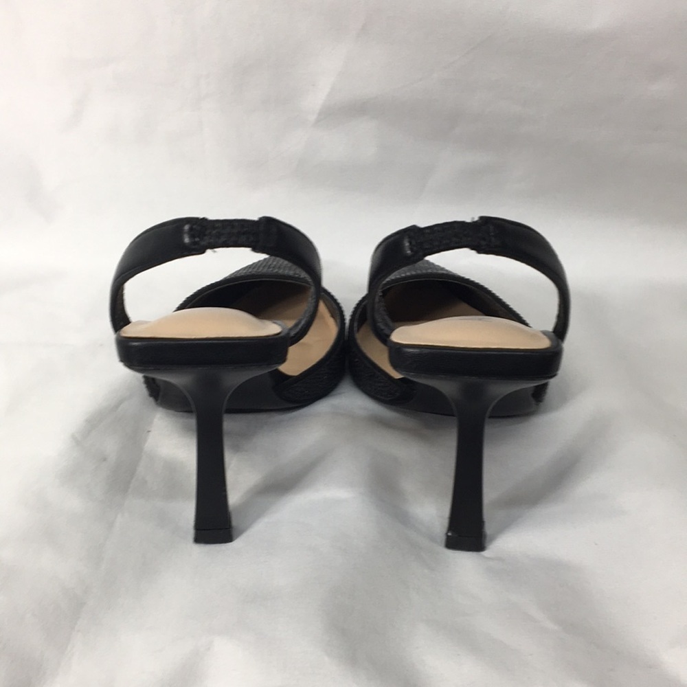 Anne Klein Iflex Women’s Black Sequins Heel Strap Pumps Size 8 Great Condition - Picture 6 of 11